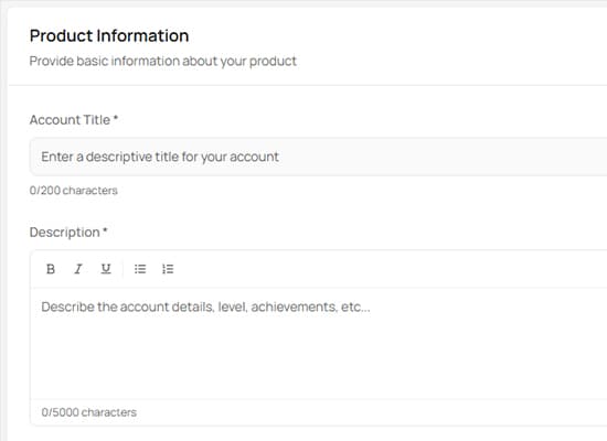 Smart Sell-Forms