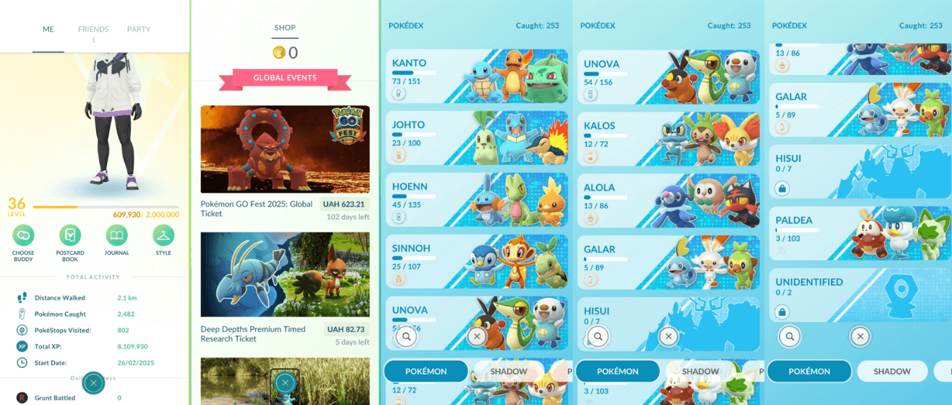 Yellow/Instinct 36 Level | 445K DUST | 38x Legendary | 10x Mythic