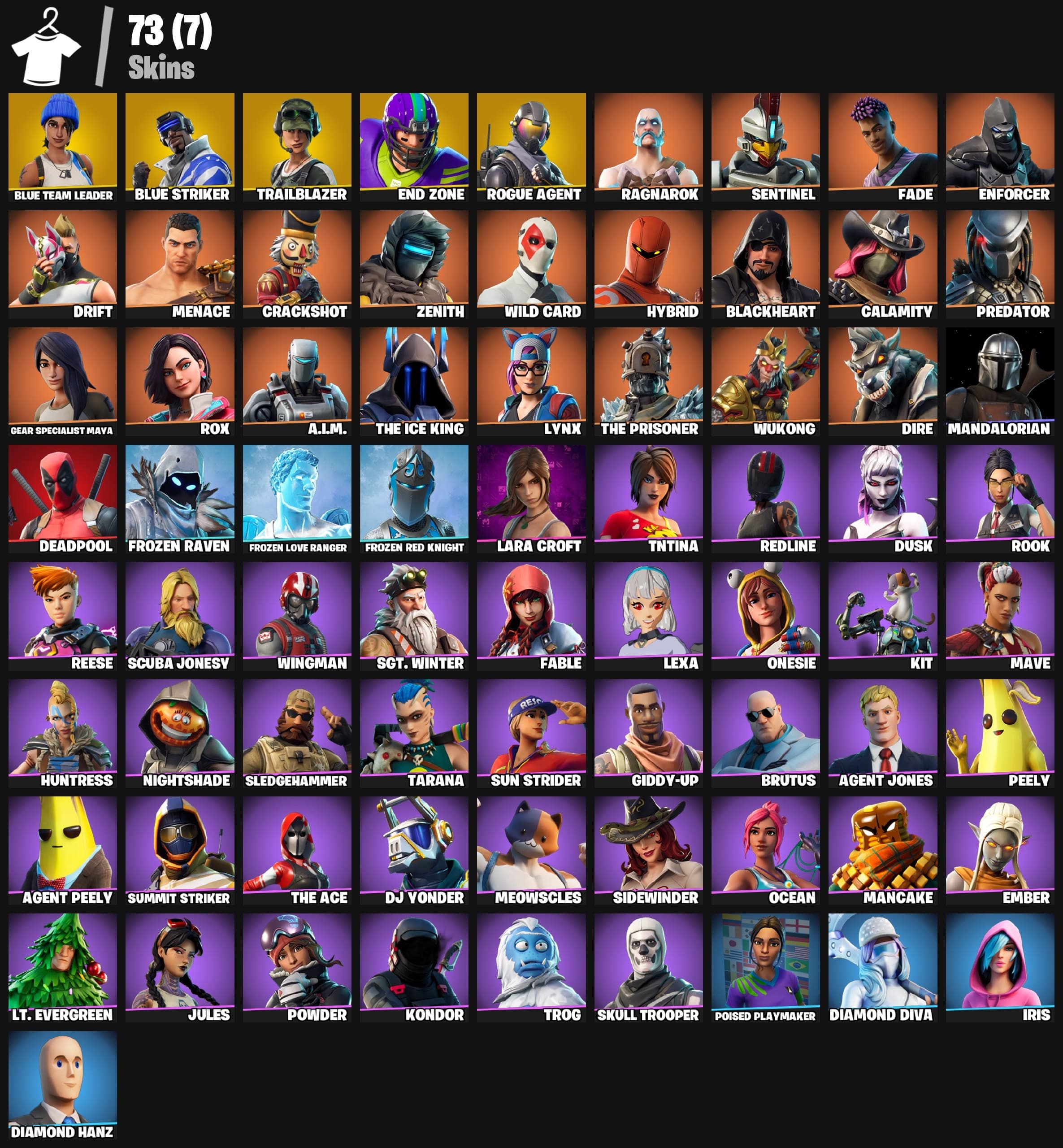 (PC/XBOX)73 Skins | DRIFT