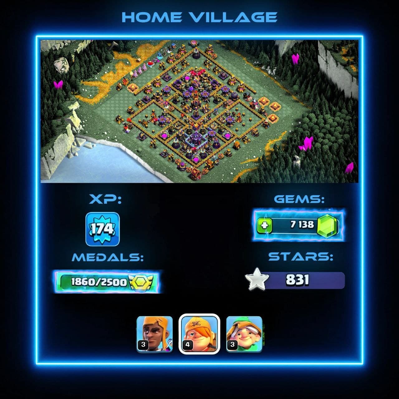 TH15 Semi Max 🔥 | Fully upgraded heroes 80,80,60,55,30, pets & defenses ⚔️ | Ready for war, CWL & Legends 🚀