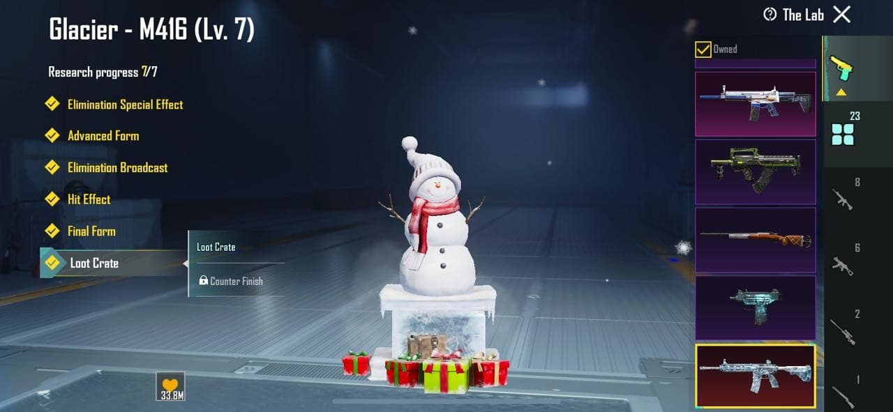 Level 78 🏮 Glacier LVL 7 🏮 77 Mythics 🏮 Conqueror 🏮 263 Sets 🏮 38 Helmets 🏮 34 Backpacks 🏮 220 Gun Skins 🏮 128 Emotes - PUBG232